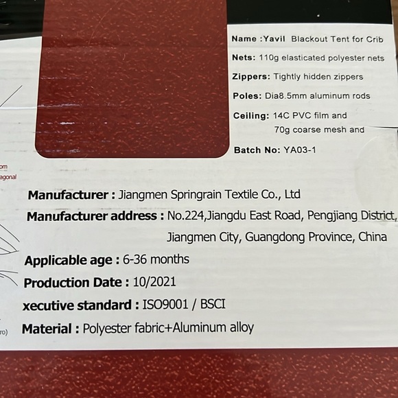 Vigil black out tent for pack n play!!! Brand new in box - Picture 6 of 7